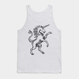 Unicorn Vintage Shirt Funny Magic T-Shirt Old Style Tank Top